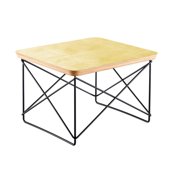 Eames Occasional Table LTR van Vitra in bladgoud / basic dark