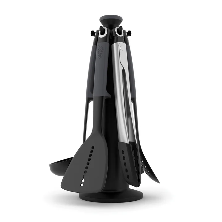 Joseph Joseph Joseph - Elevate Carousel, keukengerei met voet, grijs