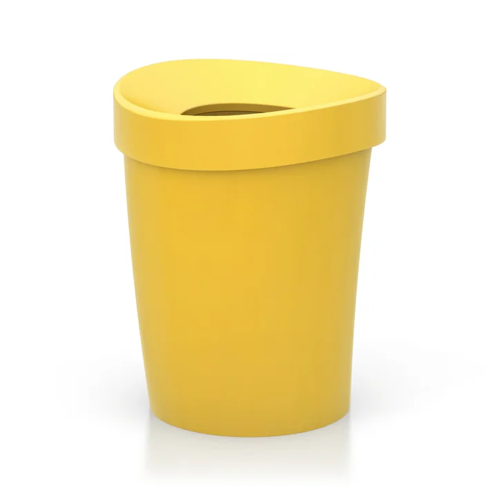 Happy Bin, groot van Vitra in geel
