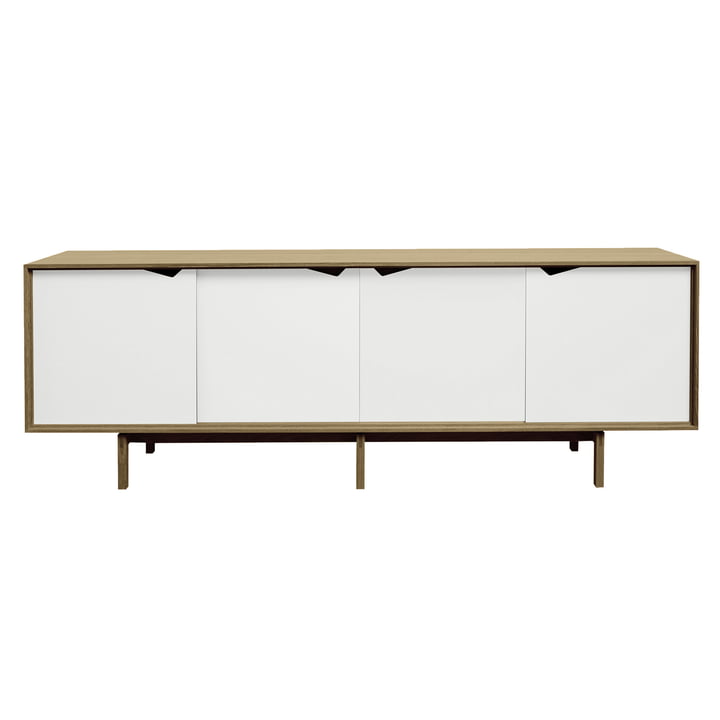 S1 Dressoir van Andersen Furniture in geolied eiken/deurtjes wit