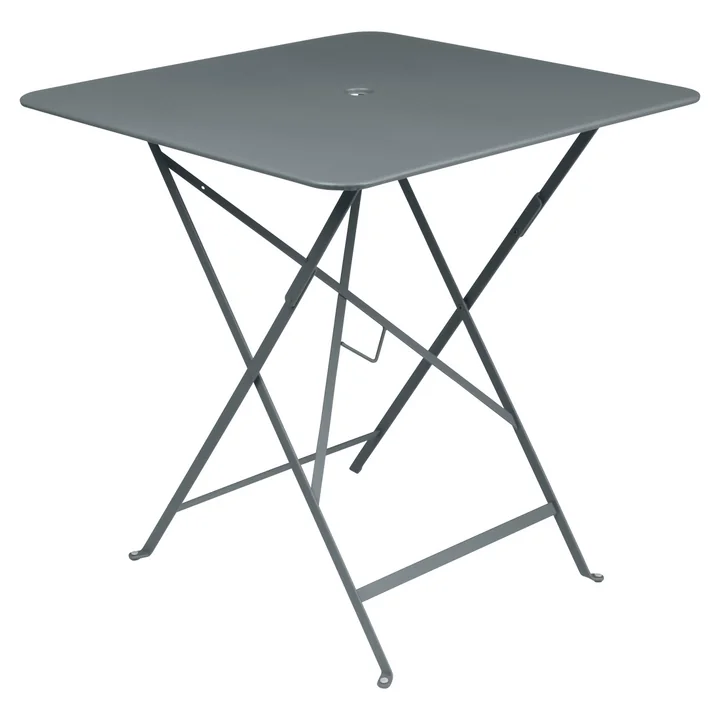 Bistro Fermob Klaptafel 71 x 71 cm van in dondergrijs