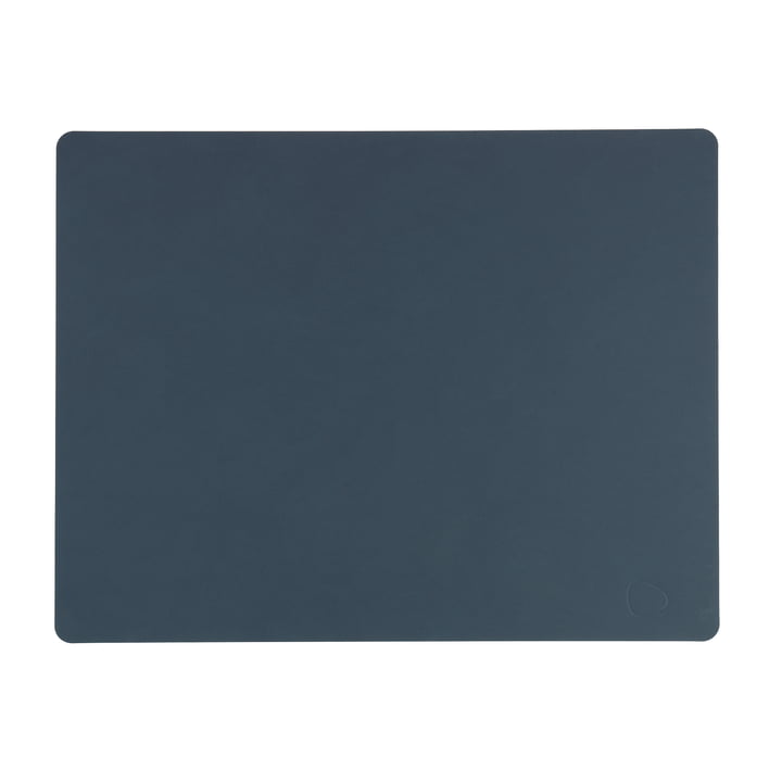 Placemat Square L 35 x 45 cm van LindDNA in Nupo Donkerblauw