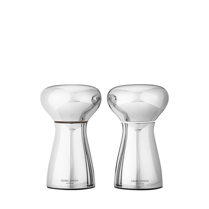Georg Jensen - Alfredo Zout en Peper Shaker, Set van 2, klein