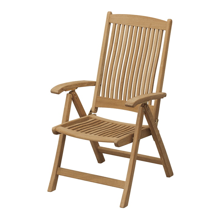 Columbus Chair ongestoffeerd door Skagerak van teakhout
