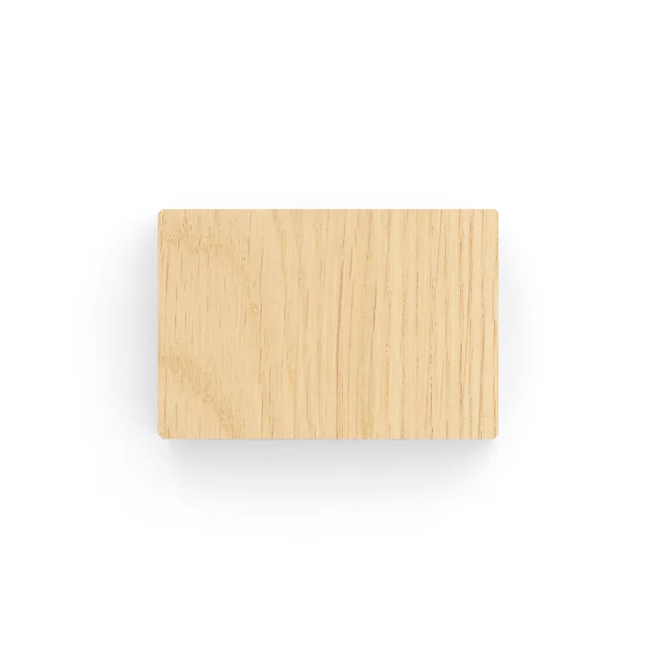 Kvadrat - kant en klare gordijnsteun voor ophangmechanisme, eik (100)