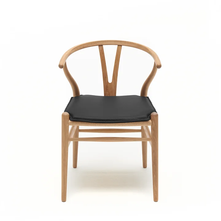 Leren kussen CH24 Wishbone Chair van Carl Hansen