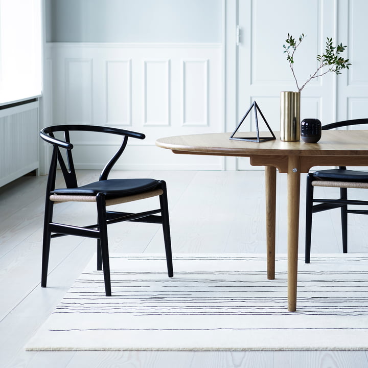 Leren kussen CH24 Wishbone Chair van Carl Hansen