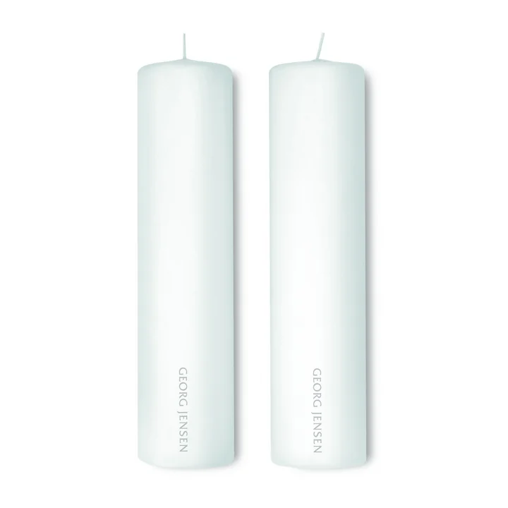 Kaarsen in een set van 2 voor Cobra vloerkaarsenhouder van Georg Jensen