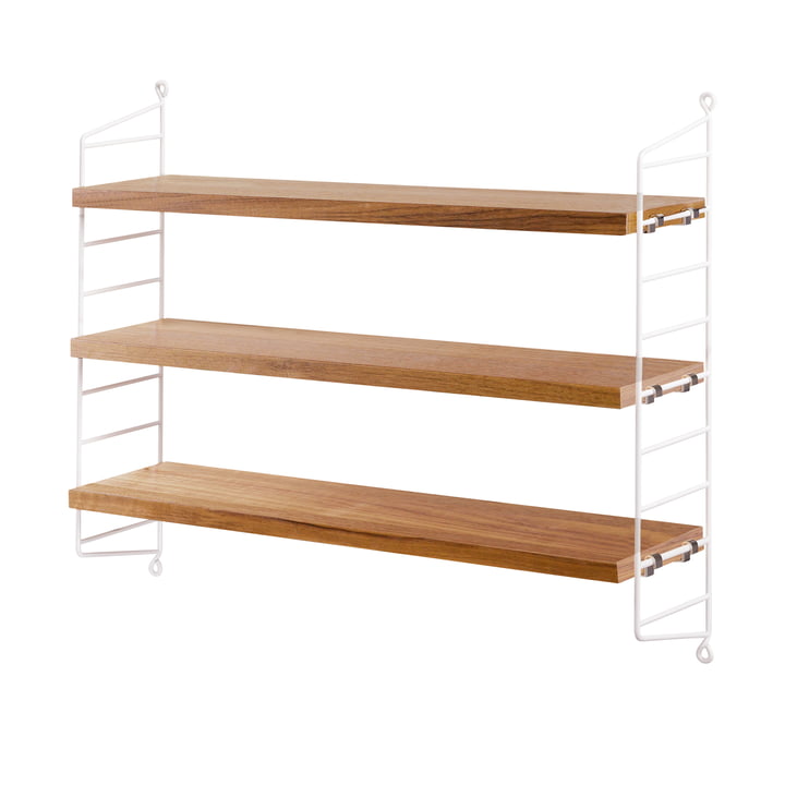 String -Wandplank met filigraan ladders