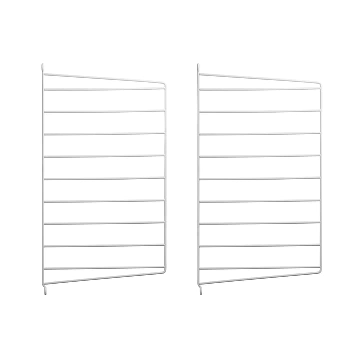 Muurladder voor String plank 50 x 30 cm van String in wit (set van 2)