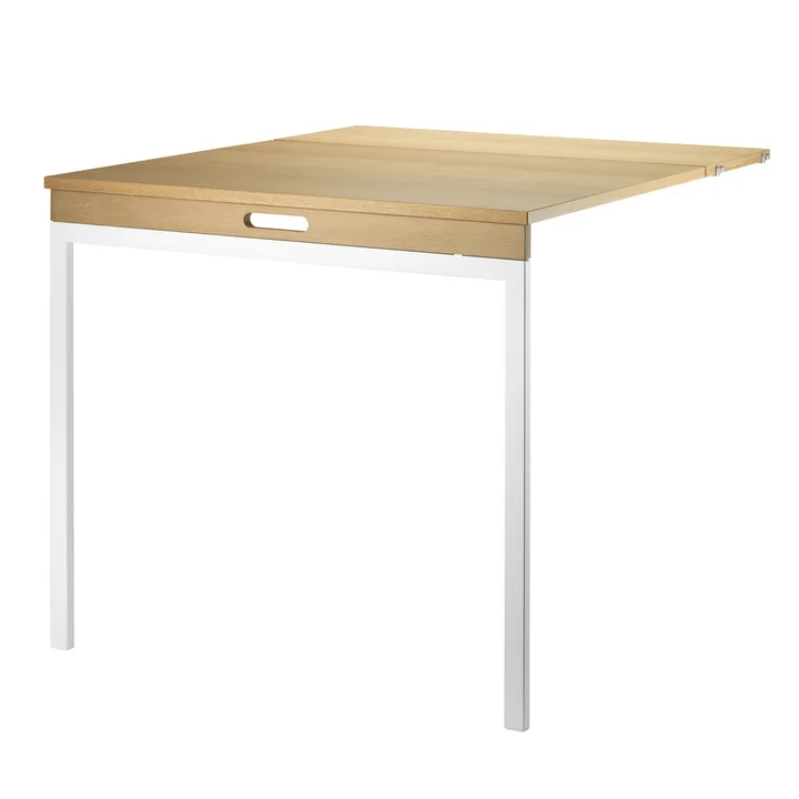 Klaptafel van String in eiken / wit
