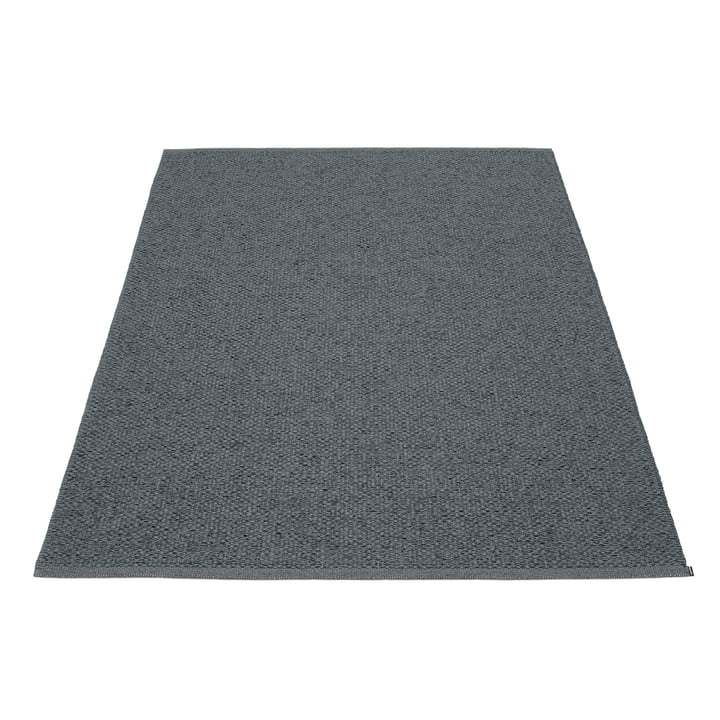 Pappelina - Svea tapijt, 140 x 220 cm, graniet / zwart metallic