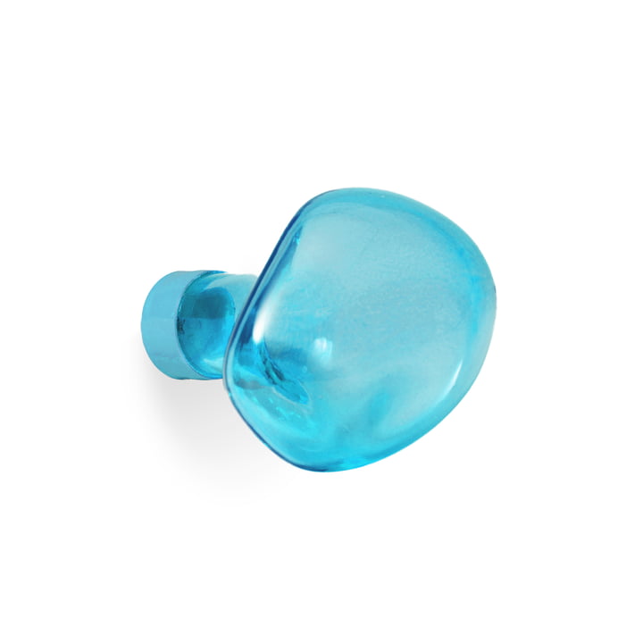 Bubble Wandhaak smal van Petite Friture in blauw