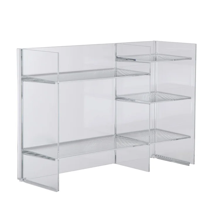 Kartell - Sound-Rack opslag unit, helder glas