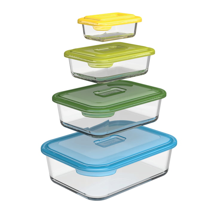 Nest Glass Storage Containerset (4-delig) van Joseph Joseph