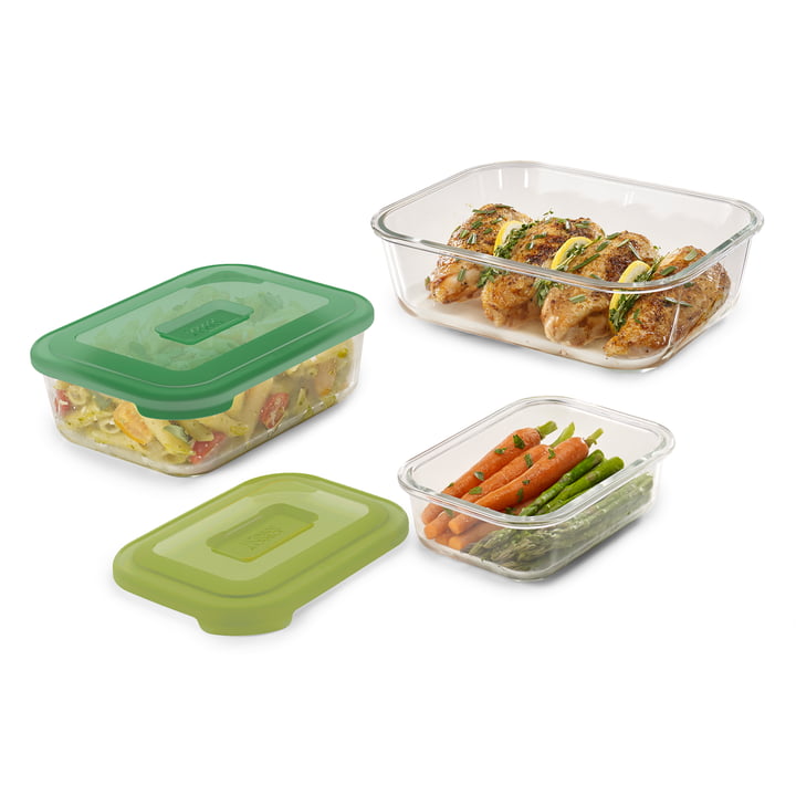 Nest Glass Storage Containerset (4-delig) van Joseph Joseph