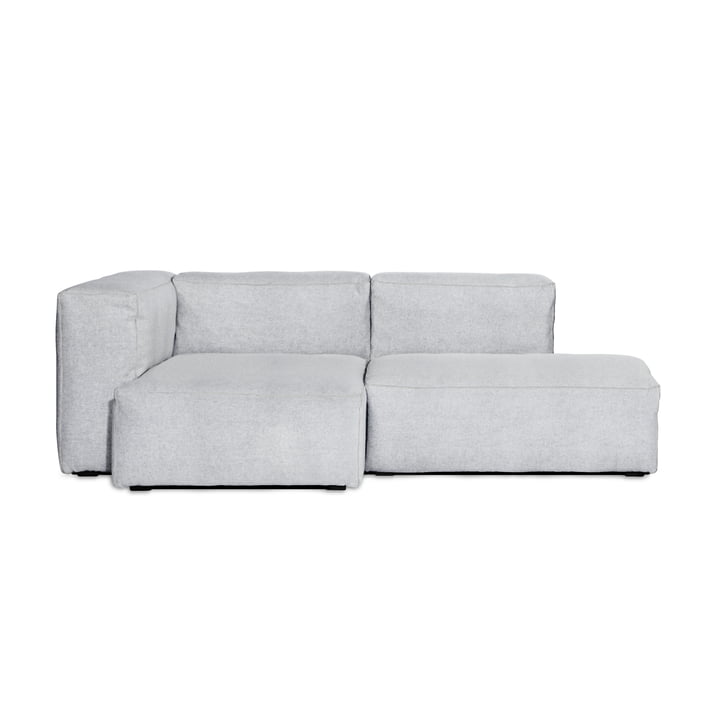 Hooi - Mags Soft Sofa 2,5-zits, combinatie 3, armleuning links / lichtgrijs (Steelcut 120) / Naden: lichtgrijs