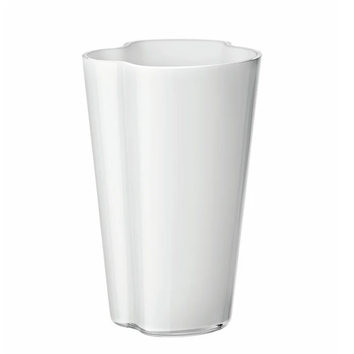 Aalto Vaas Finlandia 220 mm van Iittala in wit