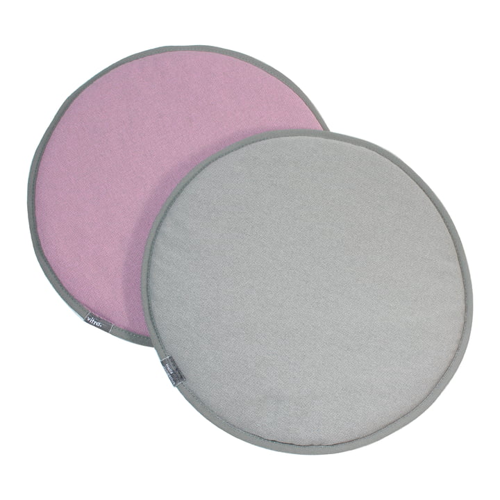 Vitra - Seat Dots, roze / sierra grijs