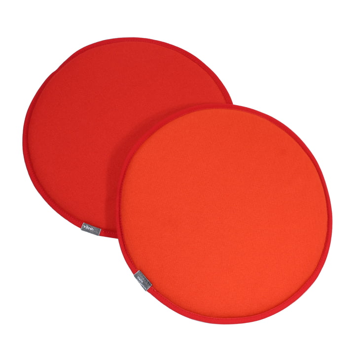 Vitra - Seat Dots, rood/klaprood
