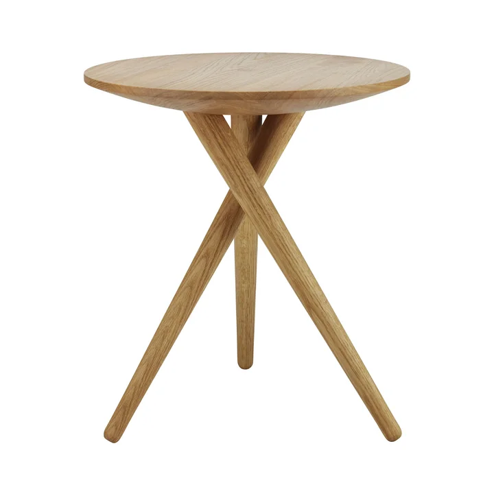 Bijzettafel 1025 van Thonet in geolied eikenhout
