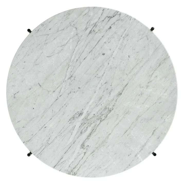 Wit marmeren blad van salontafel TS by Gubi