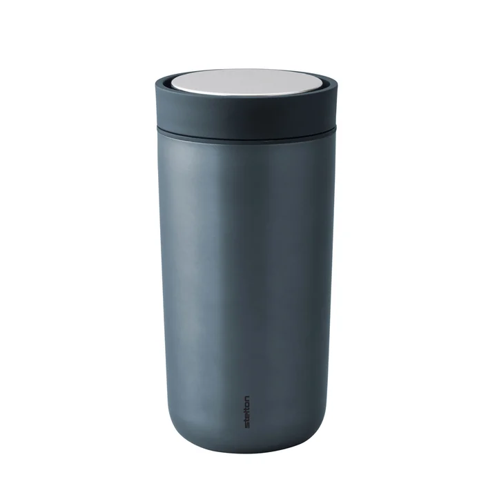 To Go Click Stelton 0,4 l dubbelwandige from in donkerblauw Metallic