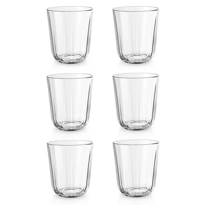 Set van 6 drinkglazen, 0,27 l in een cadeauverpakking van Eva Solo