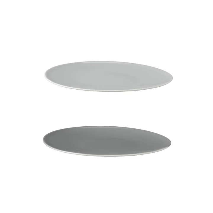 Stelton - Emma Plate Ø 22 cm, grijs (set van 2)