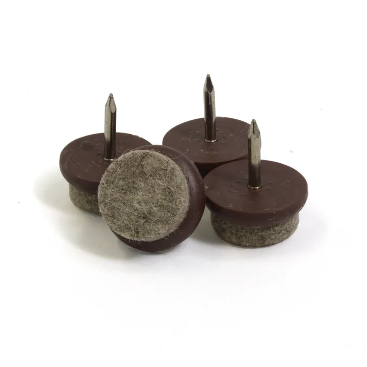 Thonet - Glijders voor houten stoelen, harde viltglijders (4 stuks)