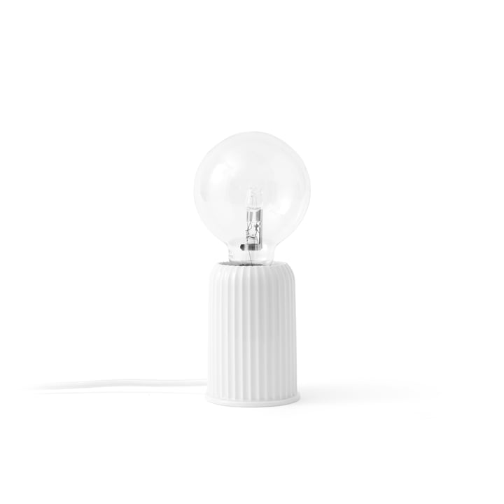 Fitting #3 Tafellamp, wit van Lyngby Porcelæn