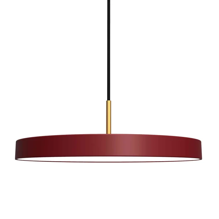 Asteria LED hanglamp van Umage in ruby red
