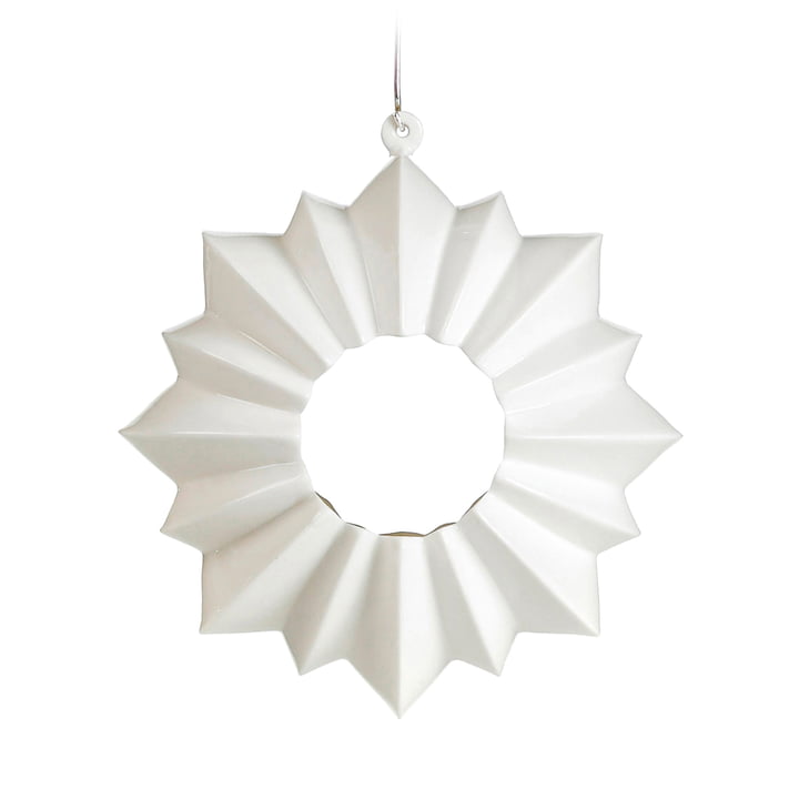 Stella Theelichthouder Ø 13,5 cm hangend aan Kähler Design in wit