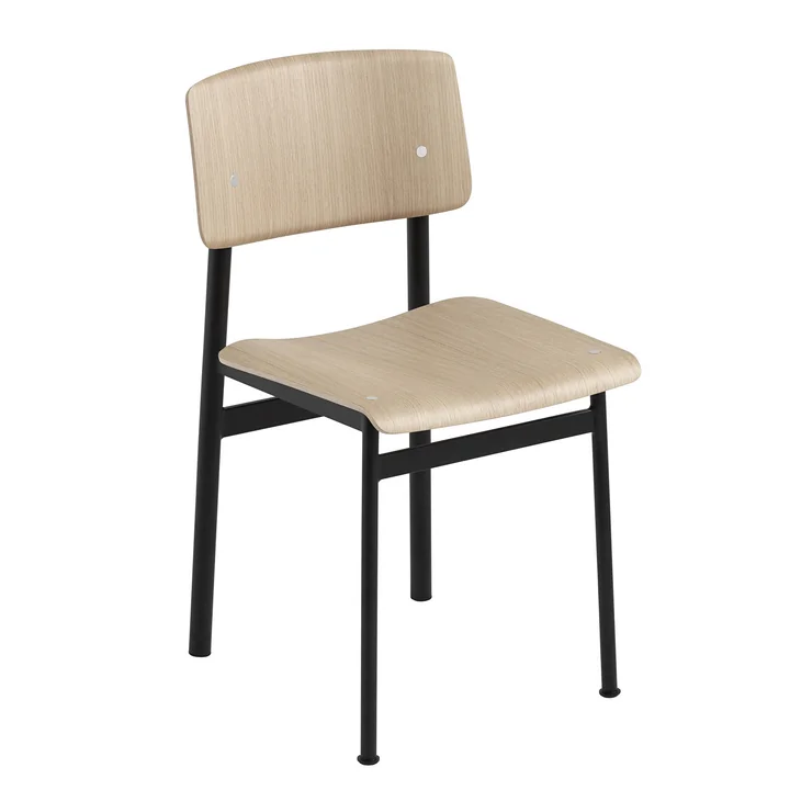 Loft Chair van Muuto in Eik / Zwart