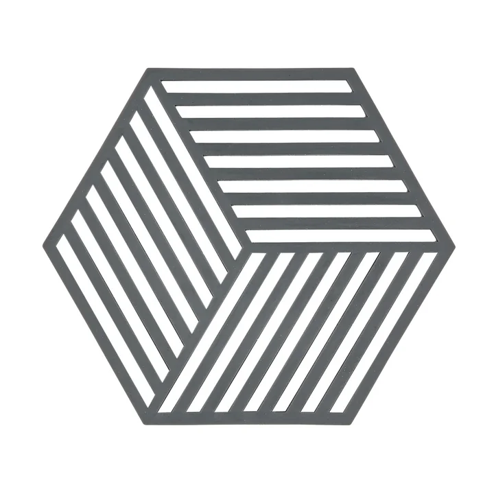 De Zone Denmark - grijs Hexagon Onderzetter in grijs