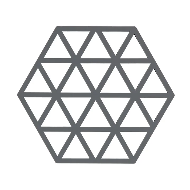 De Zone Denmark - onderzetter in koel grijs Triangle Onderzetter in koel grijs
