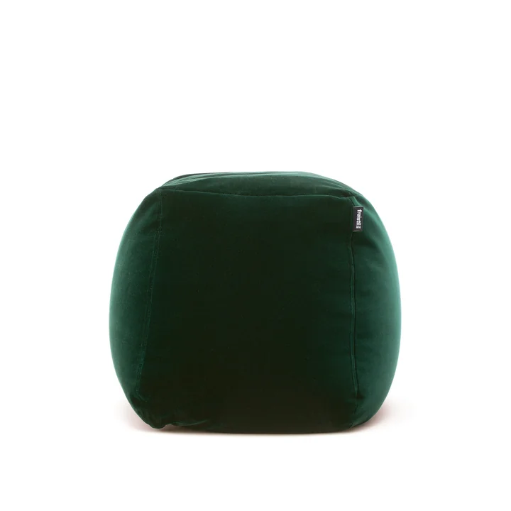 De freistil - 173 Pouf, Ø 55 cm in Pine Green (6084)