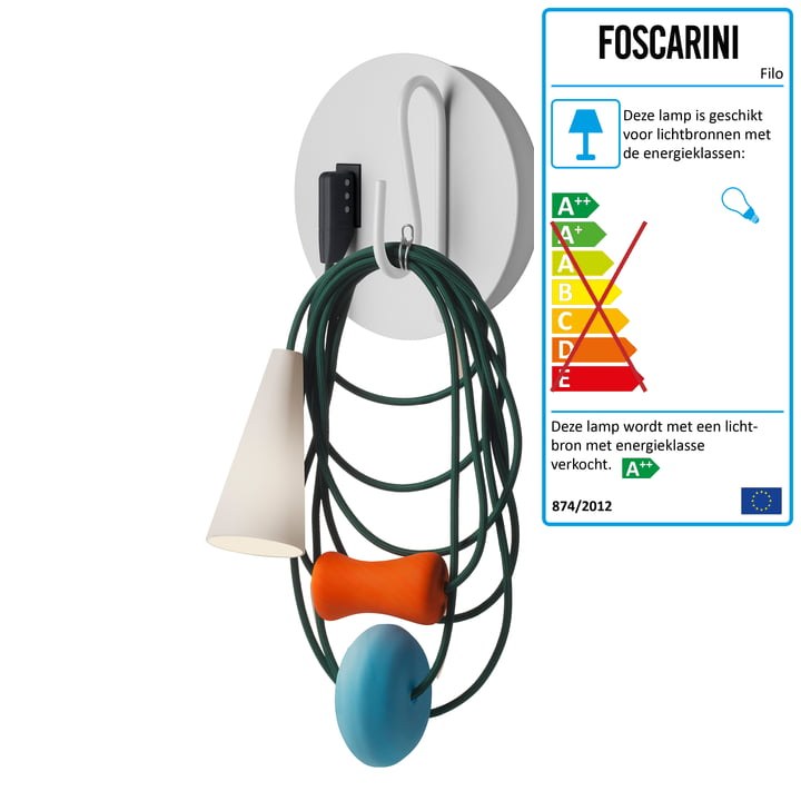 Filowandlamp van Foscarini