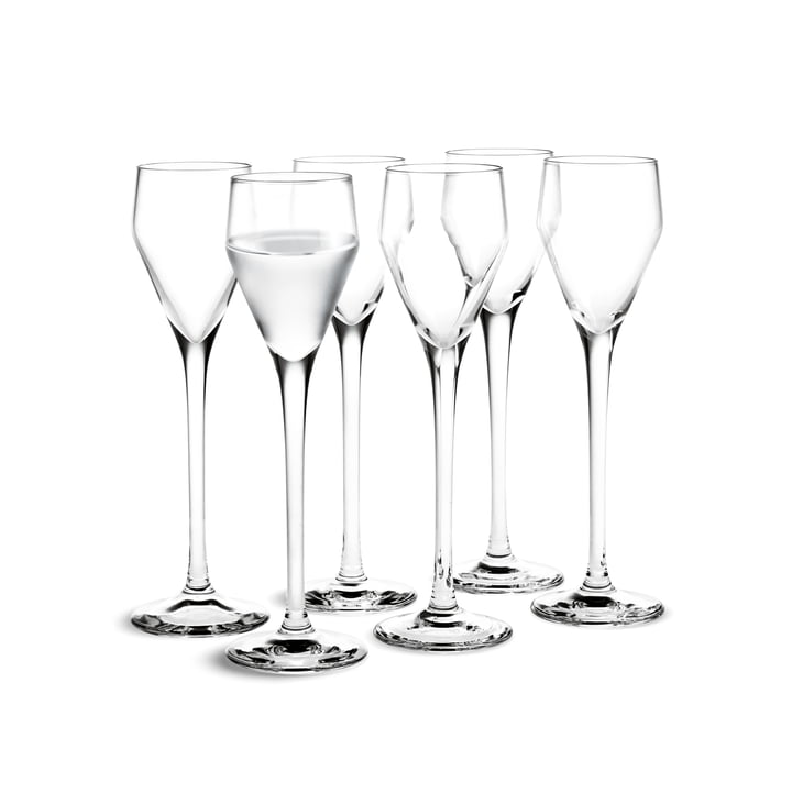 Holmegaard - Perfection Schnapps glas, 5.5cl (set van 6)
