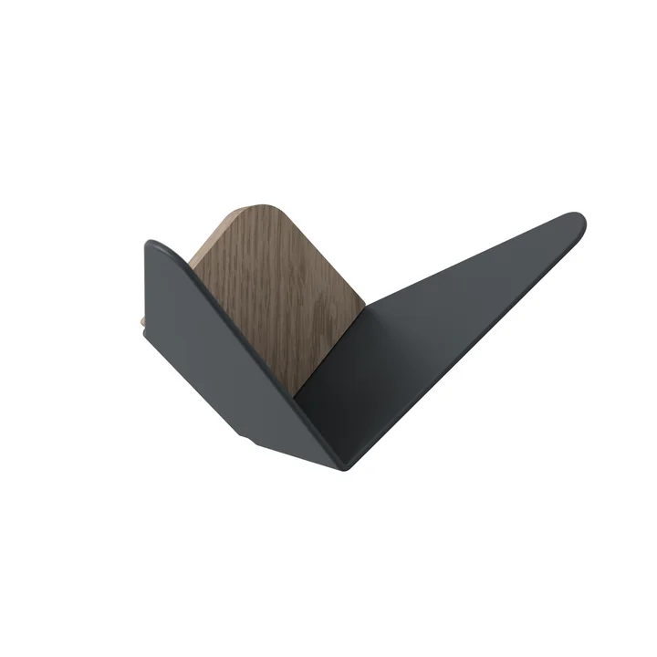 Vlinders wandhaakje mini van Umage in antracietgrijs