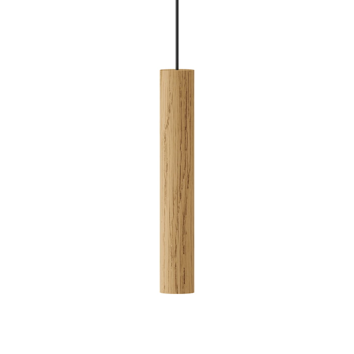 De Umage - Chimes LED hanglamp, Ø 3 x 22 cm, eiken