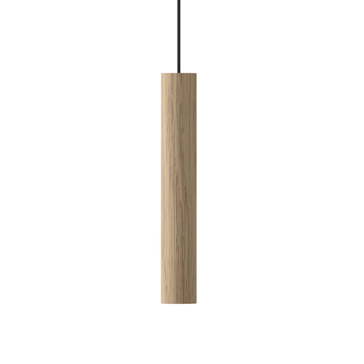 De Umage - Chimes LED hanglamp, Ø 3 x 22 cm, eiken