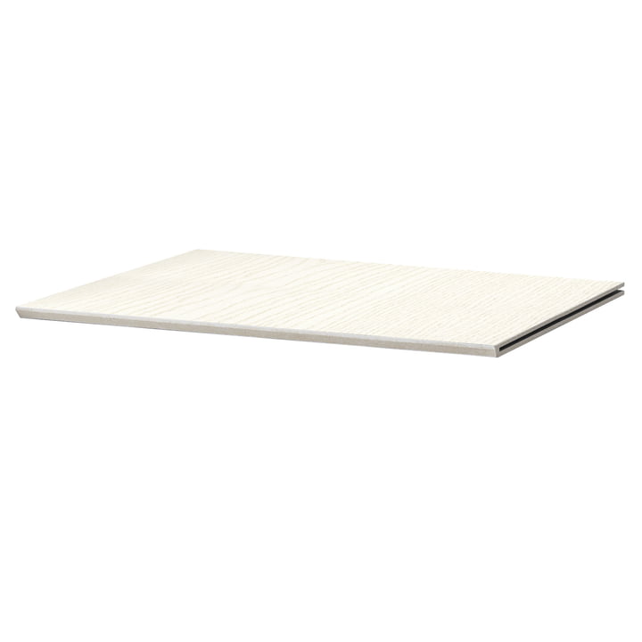 Plank voor frame 49 van Lassen in wit gebeitst essenhout