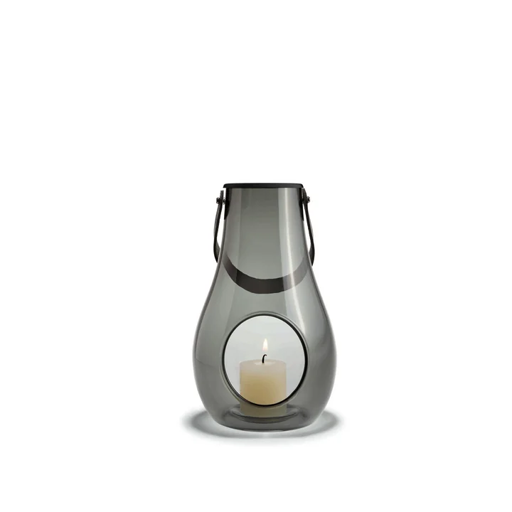 Design with light Lantaarn H 16 cm van Holmegaard in Smoke