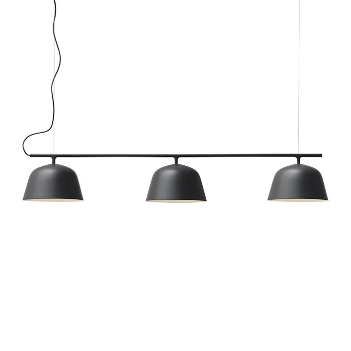 Ambit Rail hanglamp van Muuto in het zwart