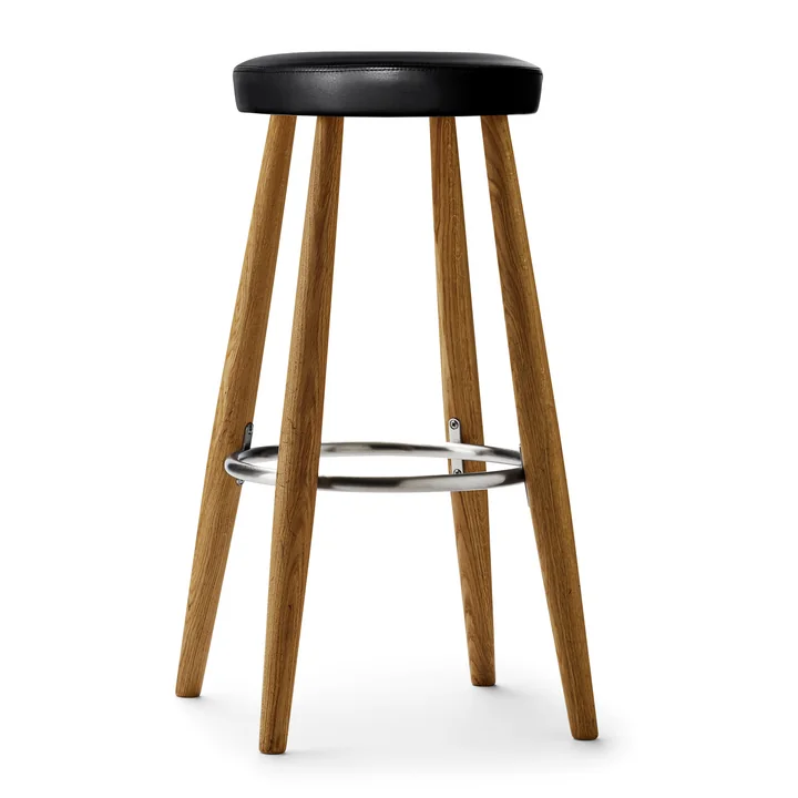 De Carl Hansen - CH56 Barkruk, H 76 cm, geolied eikenhout