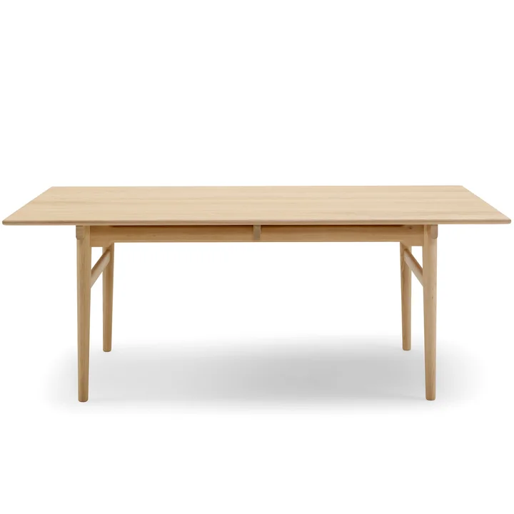 De Carl Hansen - CH327 Uitschuifbare eettafel, 190 x 95 cm, gezeept eikenhout.