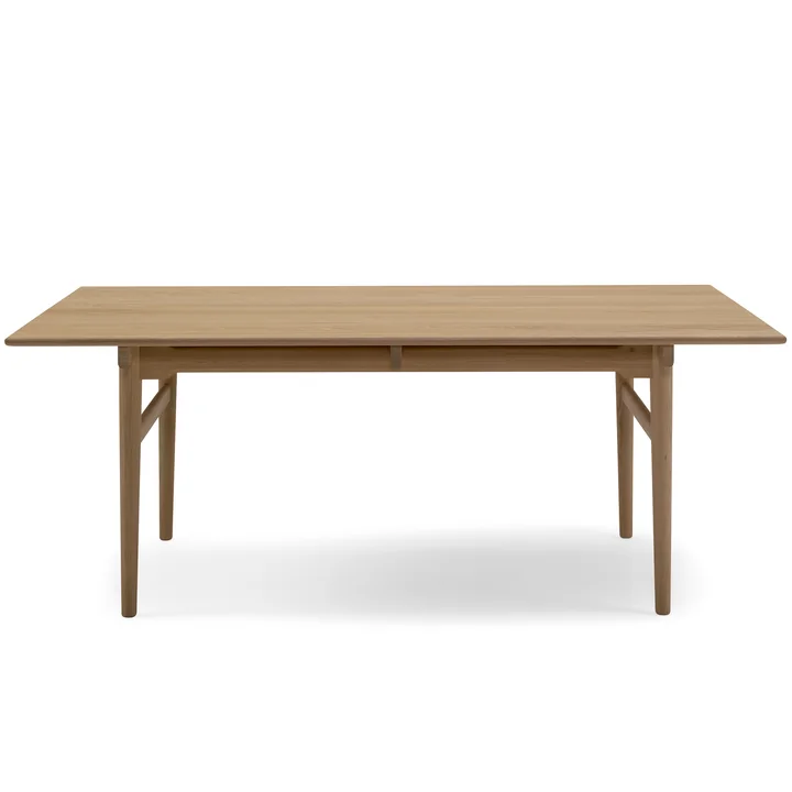 De Carl Hansen - CH327 Uitschuifbare eettafel, 190 x 95 cm, gezeept eikenhout.