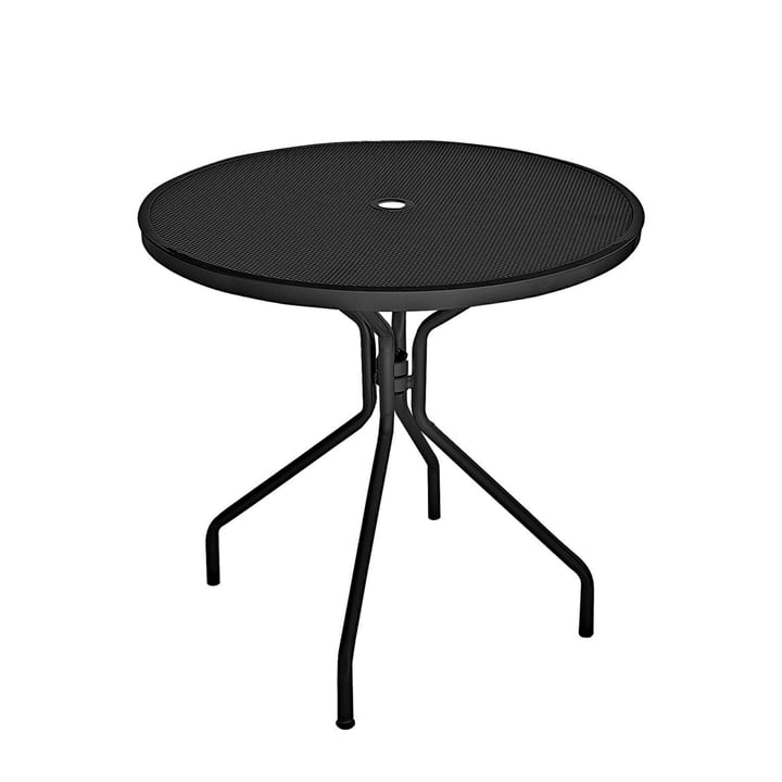 Cambi-tafel Ø 80 cm van Emu in het zwart