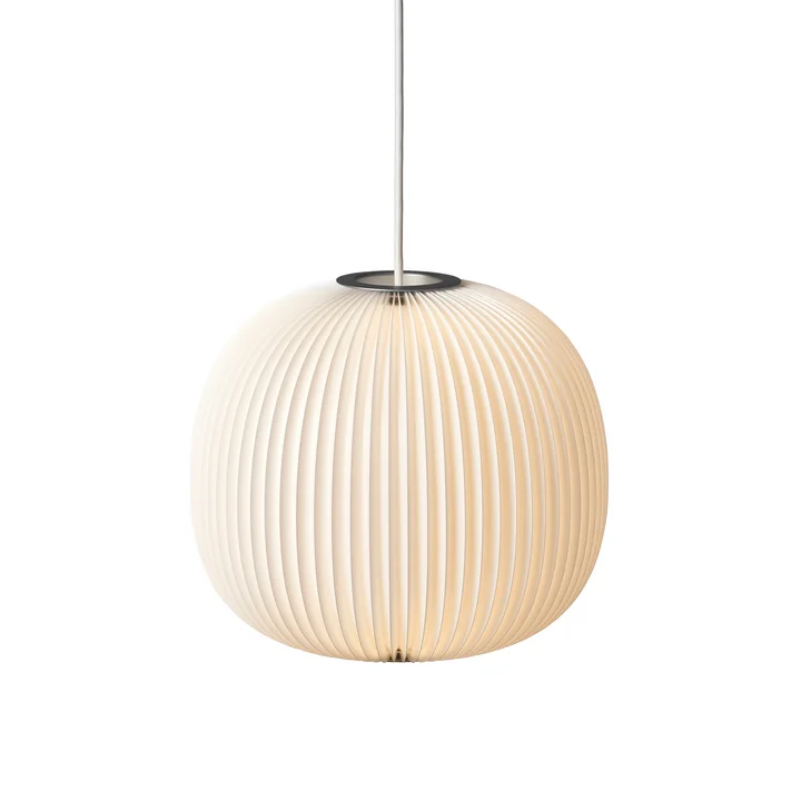 Le Klint - Lamellen 3 Hanglamp, zilver / wit